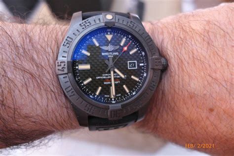 Breitling Avenger Blackbird L.E. 48MM Carbon Fiber Dial Rubber 